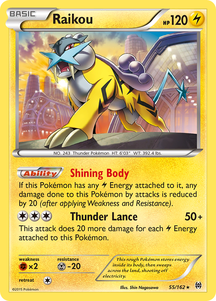 Raikou (55/162) [XY: BREAKthrough] | Exor Games Bridgewater