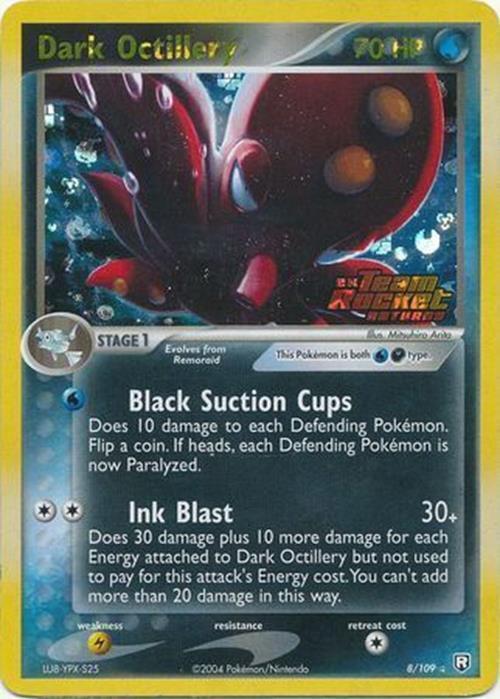 Dark Octillery (8/109) (Stamped) [EX: Team Rocket Returns] | Exor Games Bridgewater