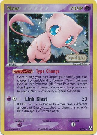 Mew (10/92) (Stamped) [EX: Legend Maker] | Exor Games Bridgewater