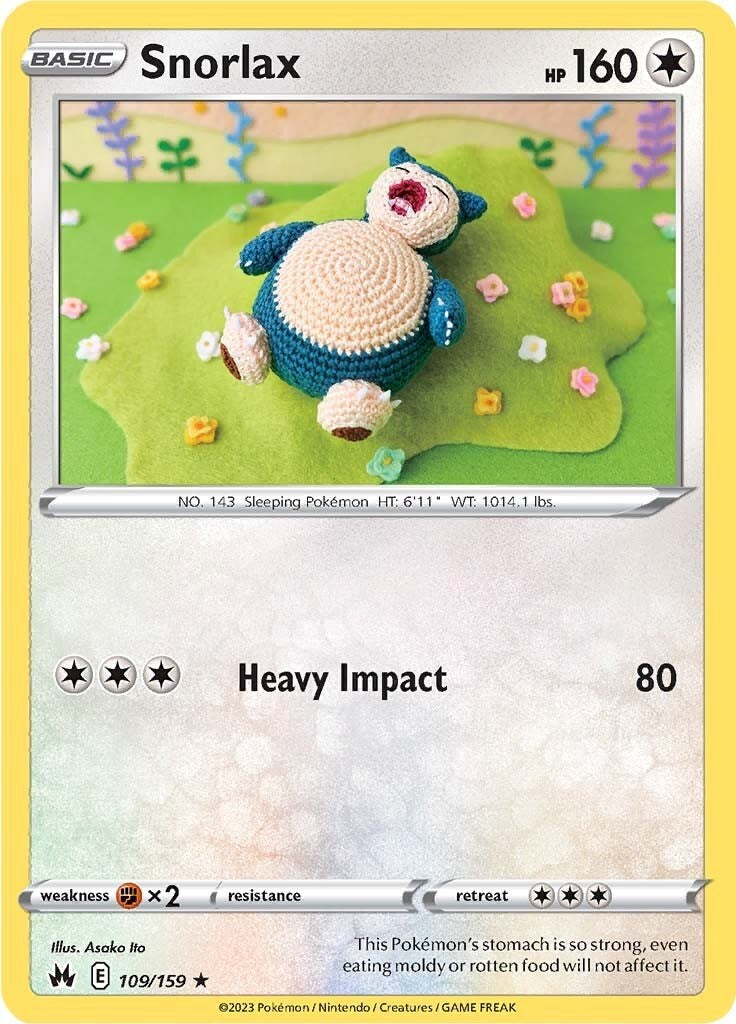 Snorlax (109/159) [Sword & Shield: Crown Zenith] | Exor Games Bridgewater