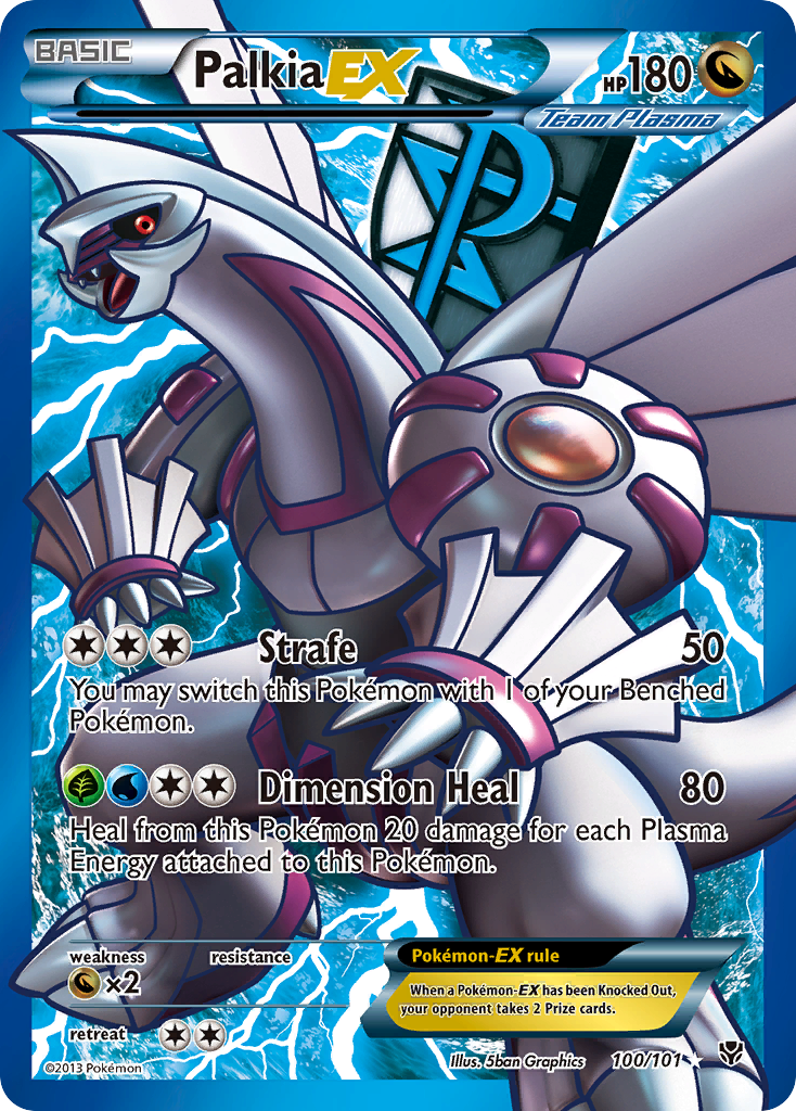 Palkia EX (100/101) [Black & White: Plasma Blast] | Exor Games Bridgewater