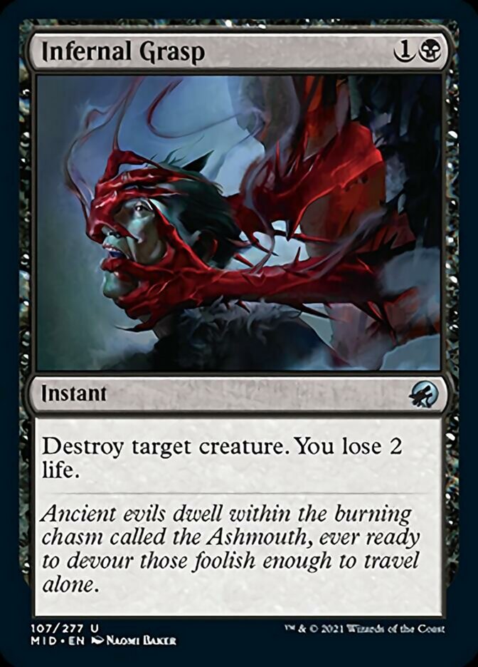 Infernal Grasp [Innistrad: Midnight Hunt] | Exor Games Bridgewater
