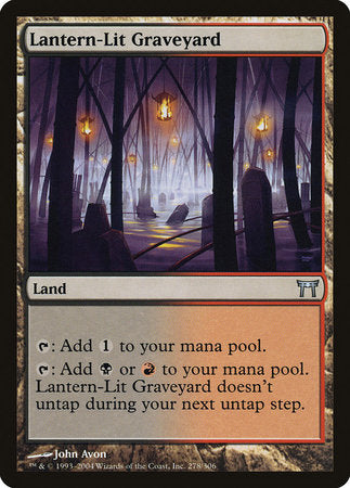 Lantern-Lit Graveyard [Champions of Kamigawa] | Exor Games Bridgewater