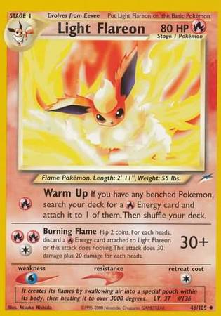 Light Flareon (46/105) [Neo Destiny Unlimited] | Exor Games Bridgewater