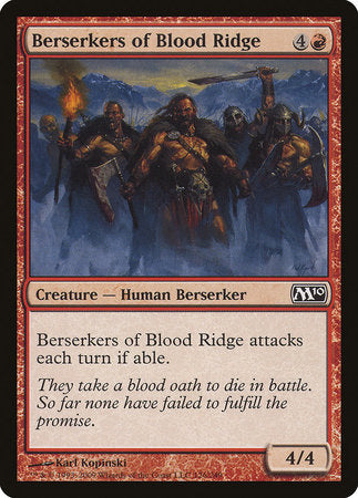 Berserkers of Blood Ridge [Magic 2010] | Exor Games Bridgewater