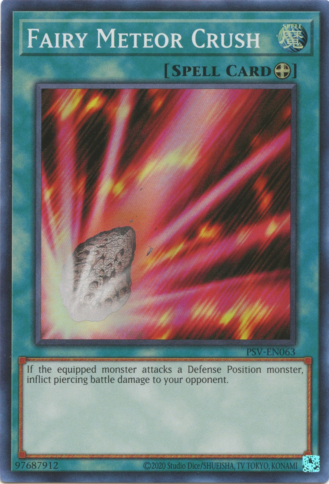 Fairy Meteor Crush (25th Anniversary) [PSV-EN063] Super Rare | Exor Games Bridgewater