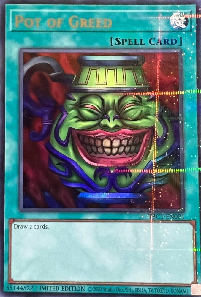 Pot of Greed [TBC1-EN001] Ultra Rare | Exor Games Bridgewater