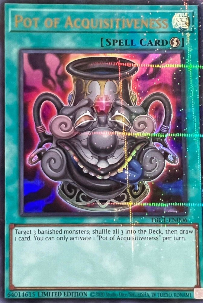 Pot of Acquisitiveness [TBC1-EN006] Ultra Rare | Exor Games Bridgewater