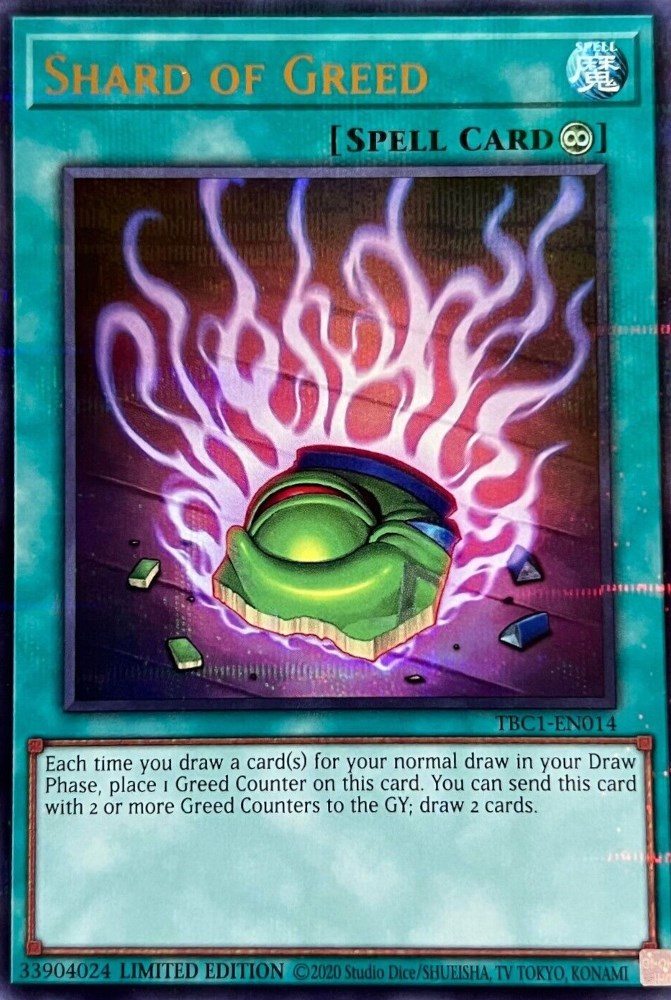 Shard of Greed [TBC1-EN014] Ultra Rare | Exor Games Bridgewater