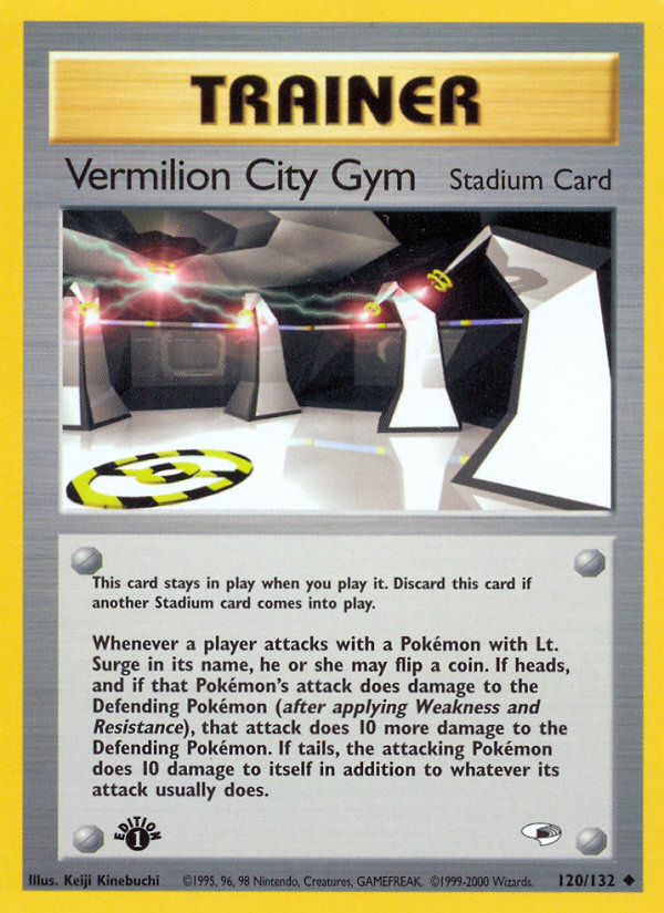 Vermilion City Gym (120/132) [Gym Heroes 1st Edition] | Exor Games Bridgewater