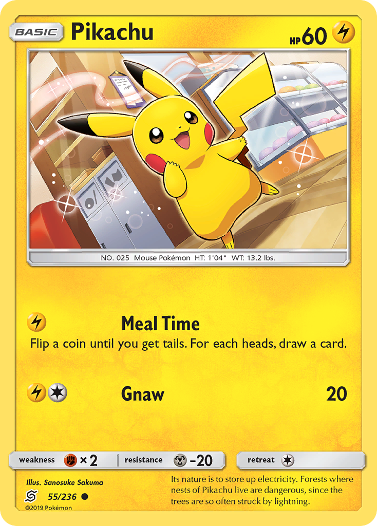 Pikachu (55/236) [Sun & Moon: Unified Minds] | Exor Games Bridgewater