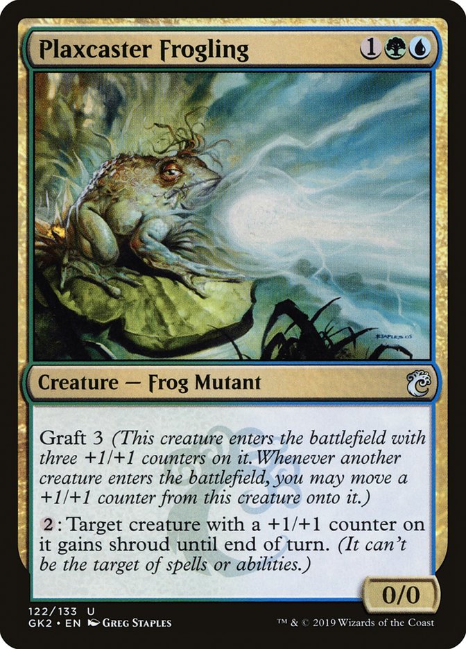 Plaxcaster Frogling [Ravnica Allegiance Guild Kit] | Exor Games Bridgewater