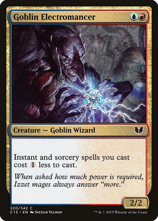 Goblin Electromancer [Commander 2015] | Exor Games Bridgewater