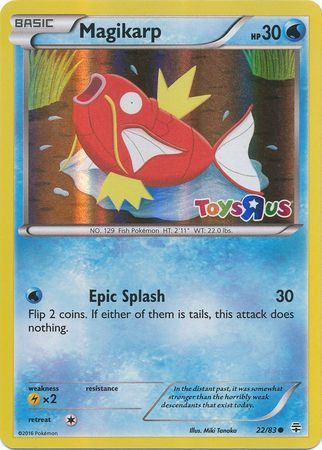 Magikarp (22/83) (Toys R Us Promo) [XY: Generations] | Exor Games Bridgewater