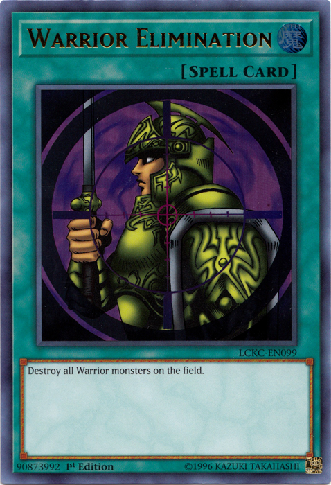 Warrior Elimination [LCKC-EN099] Ultra Rare | Exor Games Bridgewater