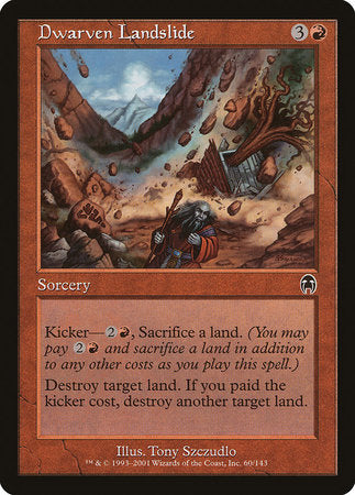Dwarven Landslide [Apocalypse] | Exor Games Bridgewater