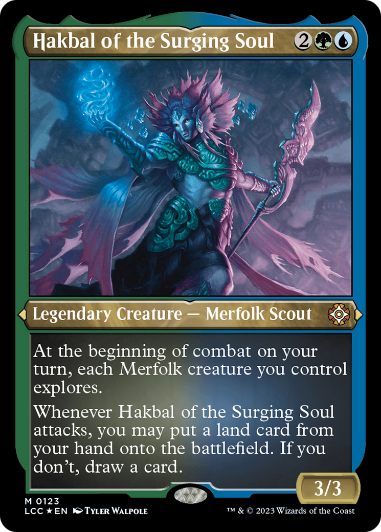 Hakbal of the Surging Soul (Display Commander) [The Lost Caverns of Ixalan Commander] | Exor Games Bridgewater