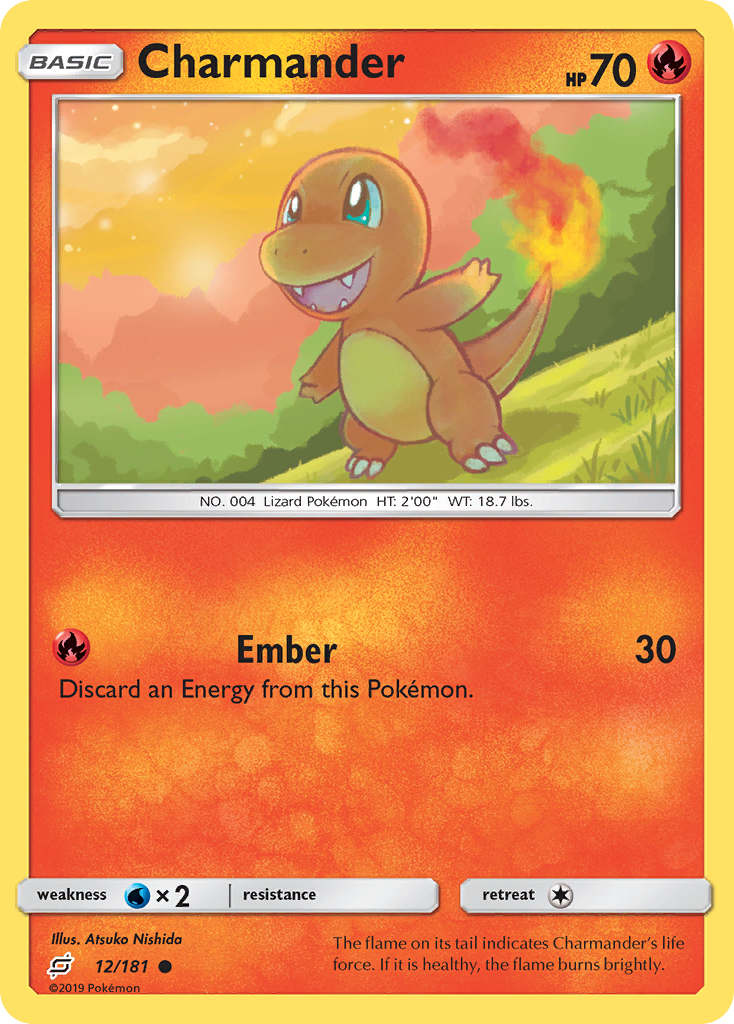 Charmander (12/181) [Sun & Moon: Team Up] | Exor Games Bridgewater