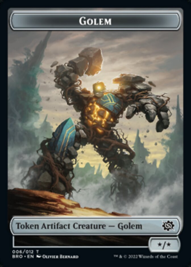 Golem Token [The Brothers' War Tokens] | Exor Games Bridgewater