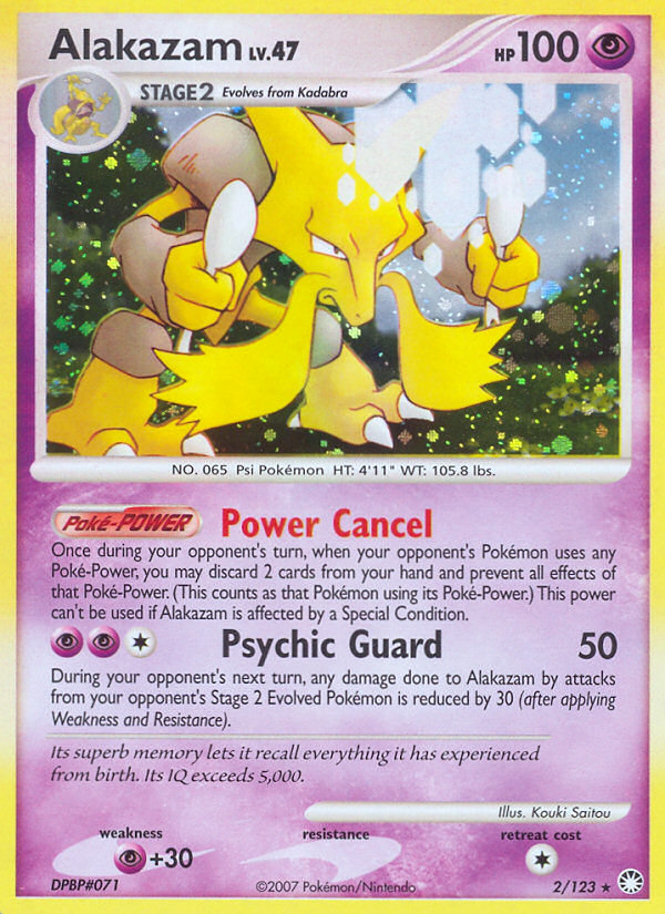 Alakazam (2/123) [Diamond & Pearl: Mysterious Treasures] | Exor Games Bridgewater