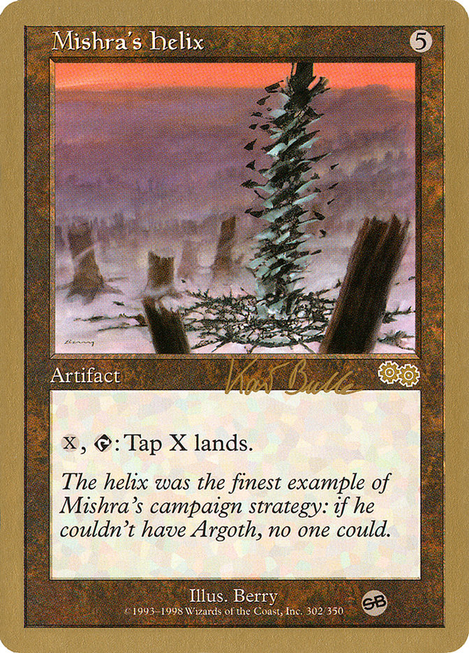 Mishra's Helix (Kai Budde) (SB) [World Championship Decks 1999] | Exor Games Bridgewater