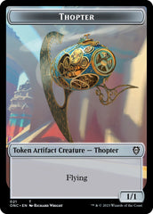 Myr // Thopter Double-Sided Token [Phyrexia: All Will Be One Commander Tokens] | Exor Games Bridgewater