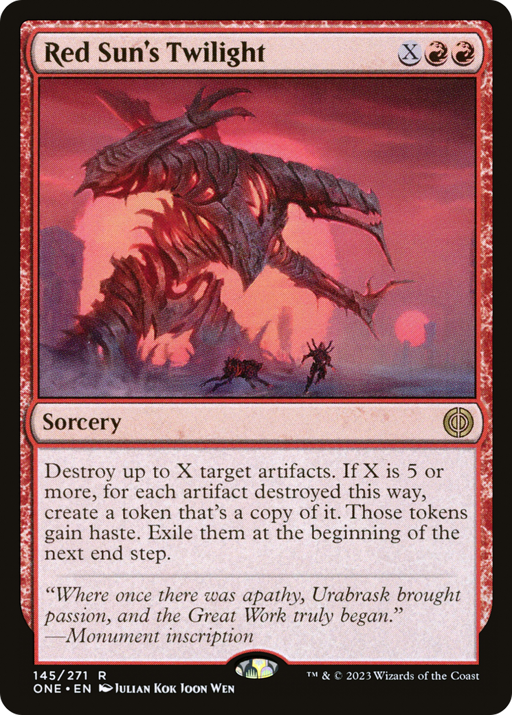 Red Sun's Twilight [Phyrexia: All Will Be One] | Exor Games Bridgewater