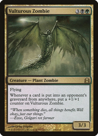 Vulturous Zombie [Commander 2011] | Exor Games Bridgewater