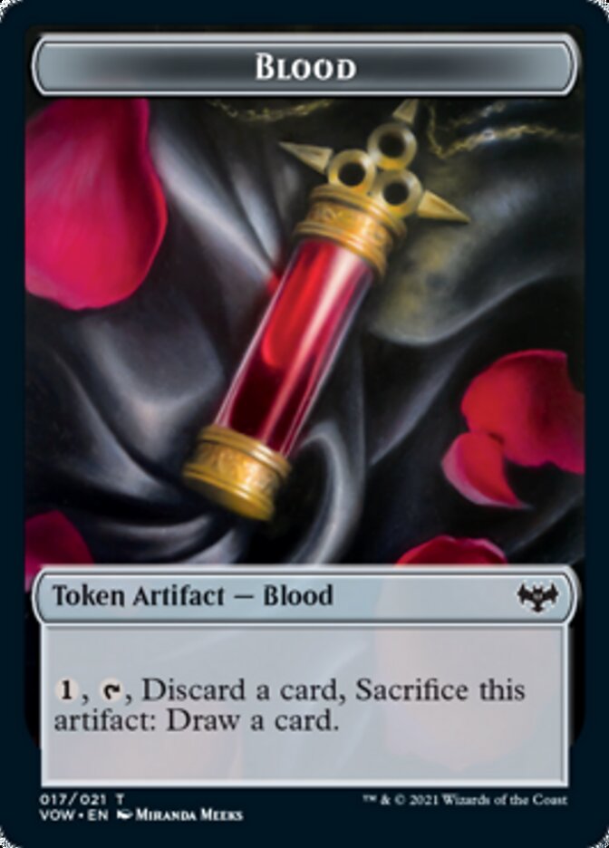 Blood Token [Innistrad: Crimson Vow Tokens] | Exor Games Bridgewater