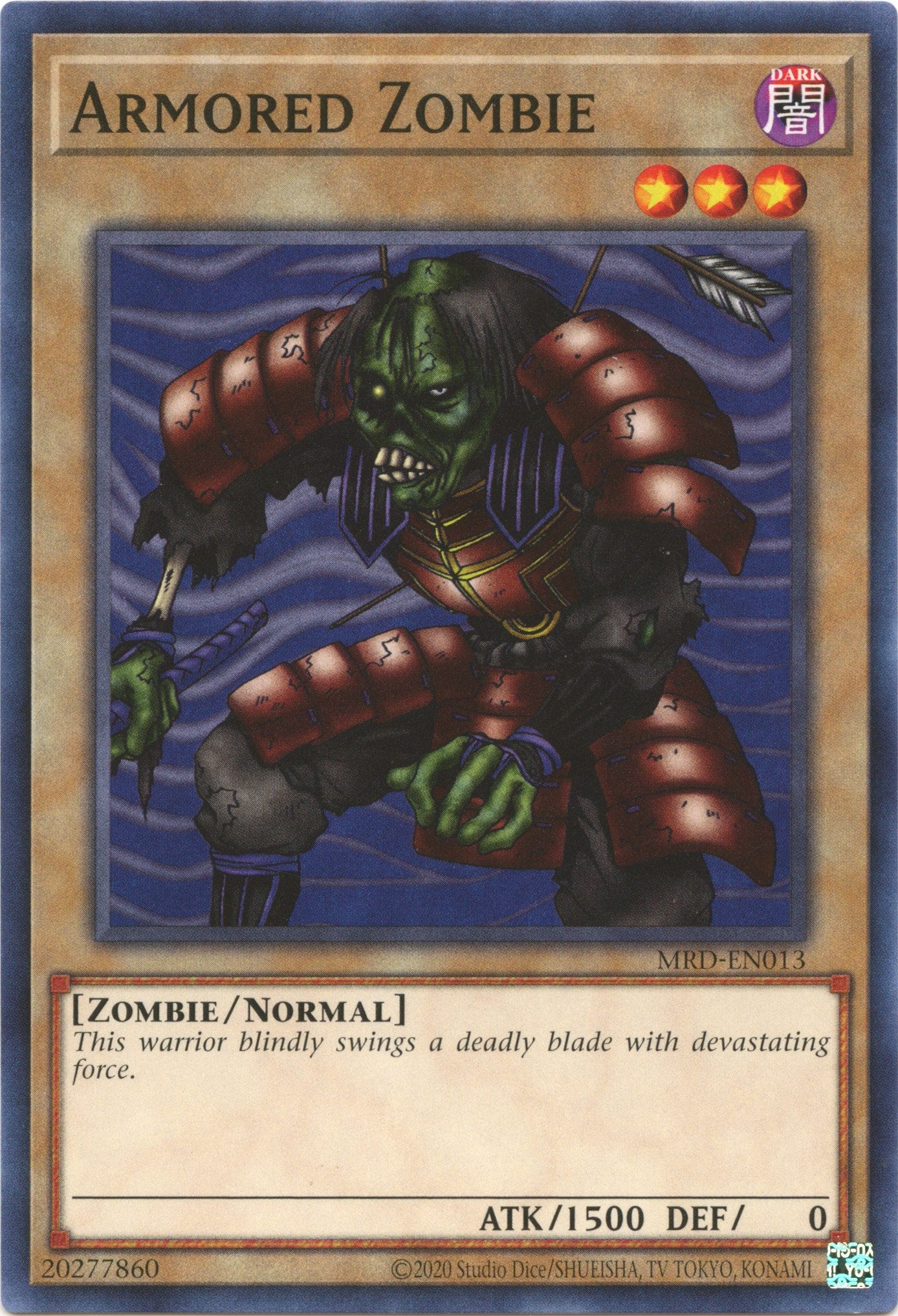 Armored Zombie (25th Anniversary) [MRD-EN013] Common | Exor Games Bridgewater