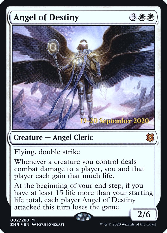 Angel of Destiny  [Zendikar Rising Prerelease Promos] | Exor Games Bridgewater