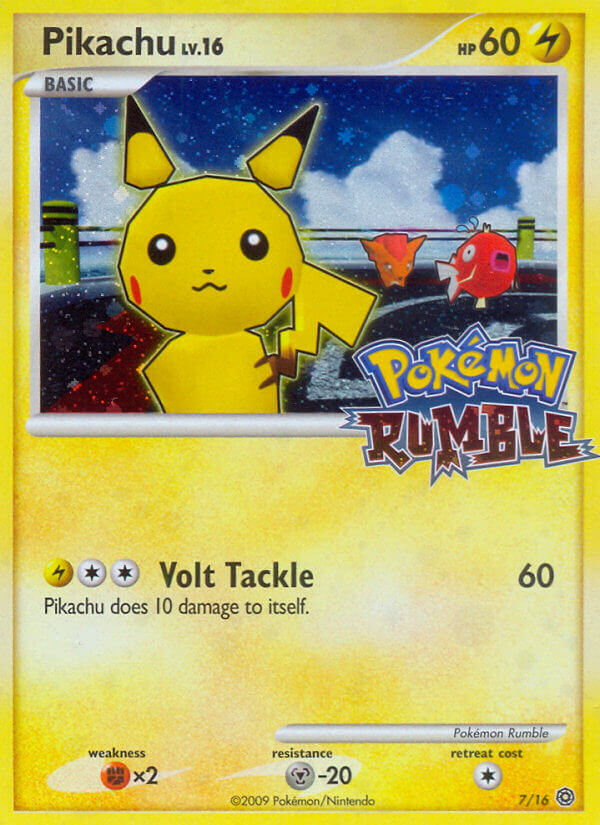 Pikachu (7/16) [Pokémon Rumble] | Exor Games Bridgewater