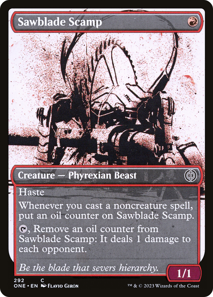 Sawblade Scamp (Showcase Ichor) [Phyrexia: All Will Be One] | Exor Games Bridgewater