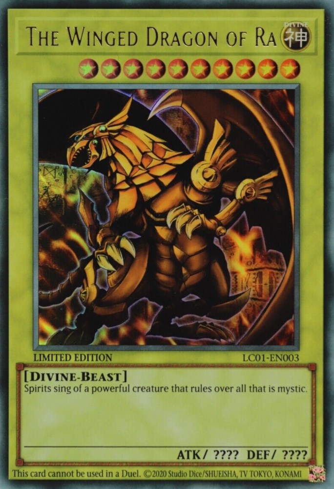 The Winged Dragon of Ra (25th Anniversary) [LC01-EN003] Ultra Rare | Exor Games Bridgewater