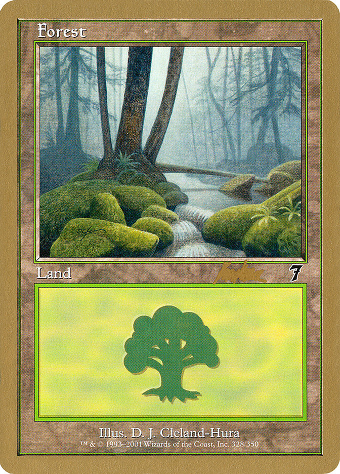 Forest (328) (Brian Kibler) [World Championship Decks 2002] | Exor Games Bridgewater