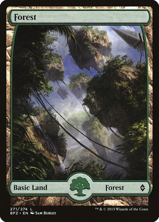 Forest (271) - Full Art [Battle for Zendikar] | Exor Games Bridgewater