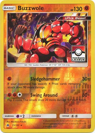 Buzzwole (77/131) (League Promo) [Sun & Moon: Forbidden Light] | Exor Games Bridgewater