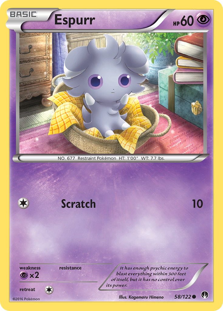 Espurr (58/122) [XY: BREAKpoint] | Exor Games Bridgewater