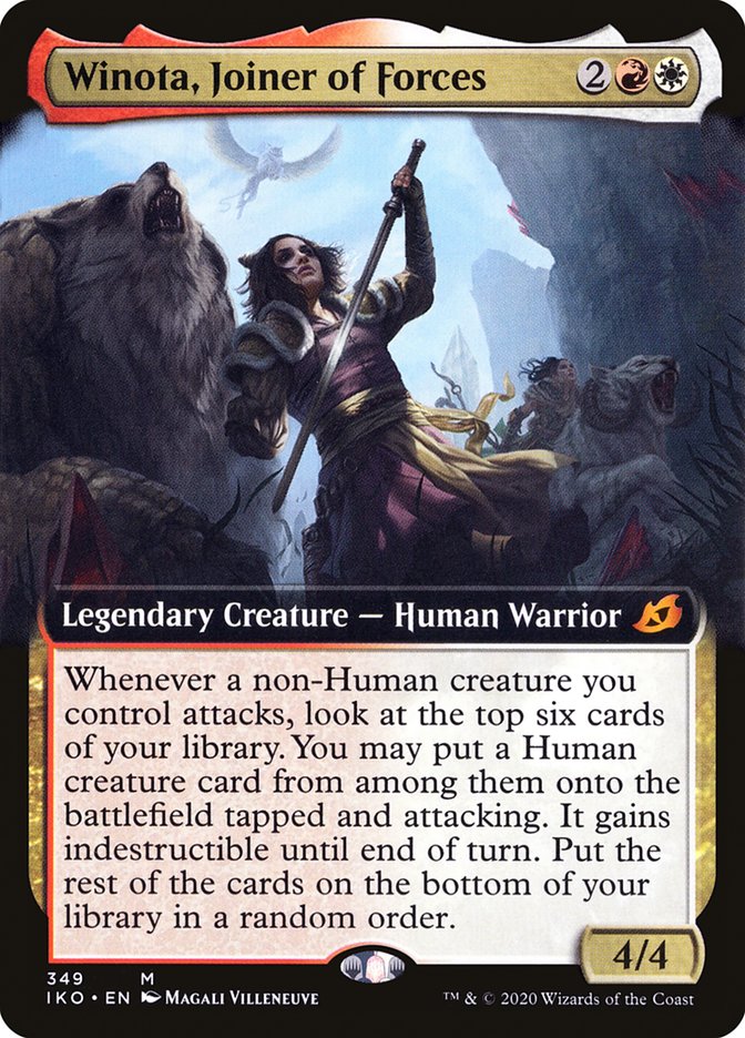 Winota, Joiner of Forces (Extended Art) [Ikoria: Lair of Behemoths] | Exor Games Bridgewater