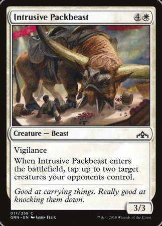 Intrusive Packbeast [Guilds of Ravnica] | Exor Games Bridgewater