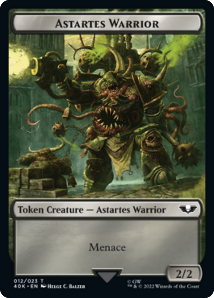 Astartes Warrior // Plaguebearer of Nurgle [Universes Beyond: Warhammer 40,000 Tokens] | Exor Games Bridgewater