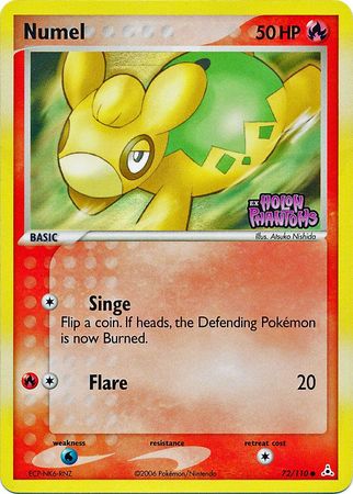Numel (72/110) (Stamped) [EX: Holon Phantoms] | Exor Games Bridgewater