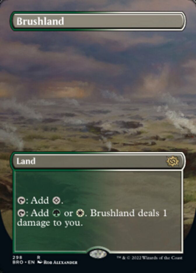 Brushland (Borderless Alternate Art) [The Brothers' War] | Exor Games Bridgewater