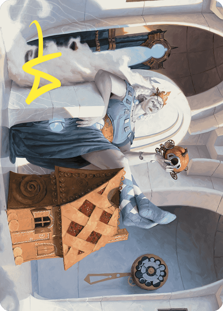 Beluna Grandsquall Art Card (Gold-Stamped Signature) [Wilds of Eldraine Art Series] | Exor Games Bridgewater
