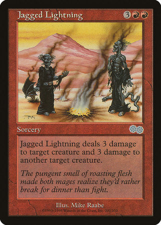 Jagged Lightning [Urza's Saga] | Exor Games Bridgewater