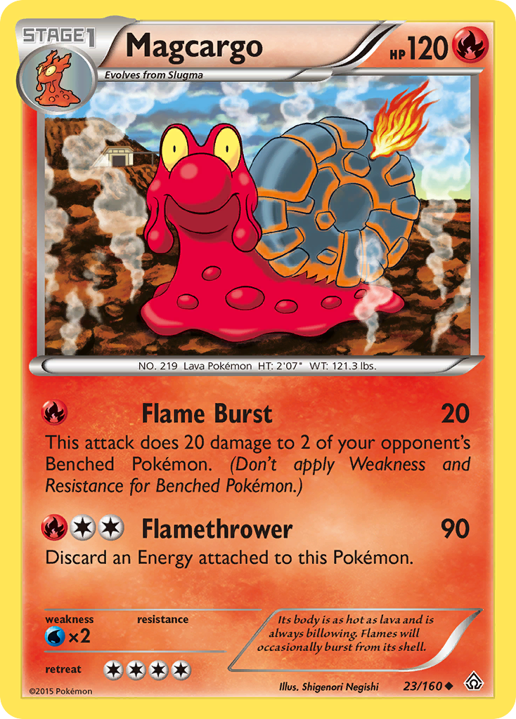 Magcargo (23/160) [XY: Primal Clash] | Exor Games Bridgewater