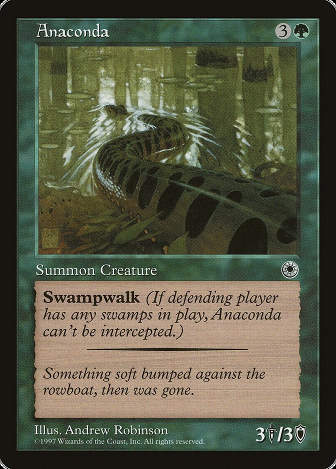 Anaconda (With Flavor Text) [Portal] | Exor Games Bridgewater