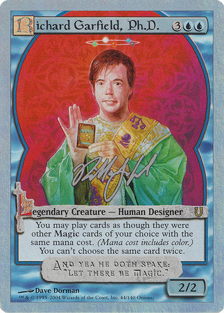 Richard Garfield, Ph.D. (Alternate Foil) [Unhinged] | Exor Games Bridgewater