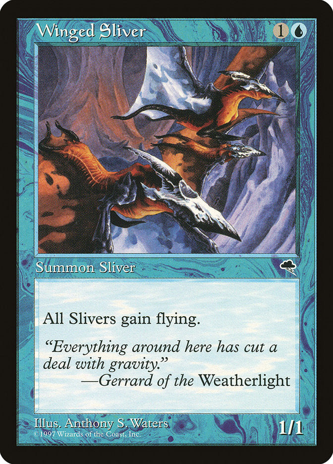 Winged Sliver [Tempest] | Exor Games Bridgewater