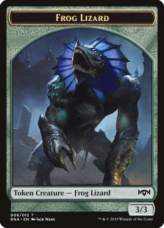 Frog Lizard Token [Ravnica Allegiance Tokens] | Exor Games Bridgewater